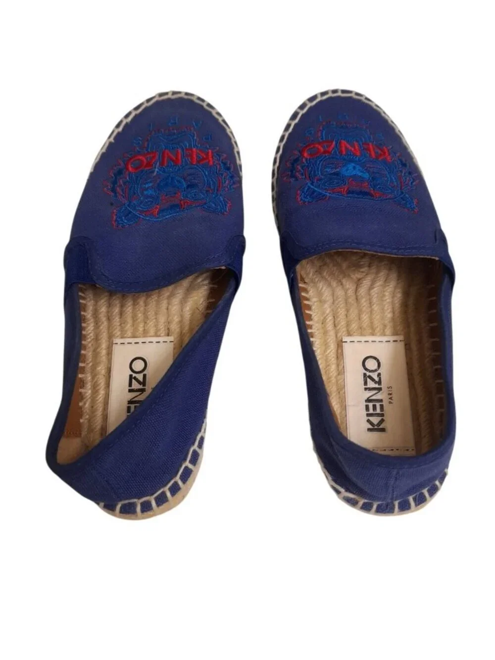 Kenzo Paris Navy Tiger Espadrilles